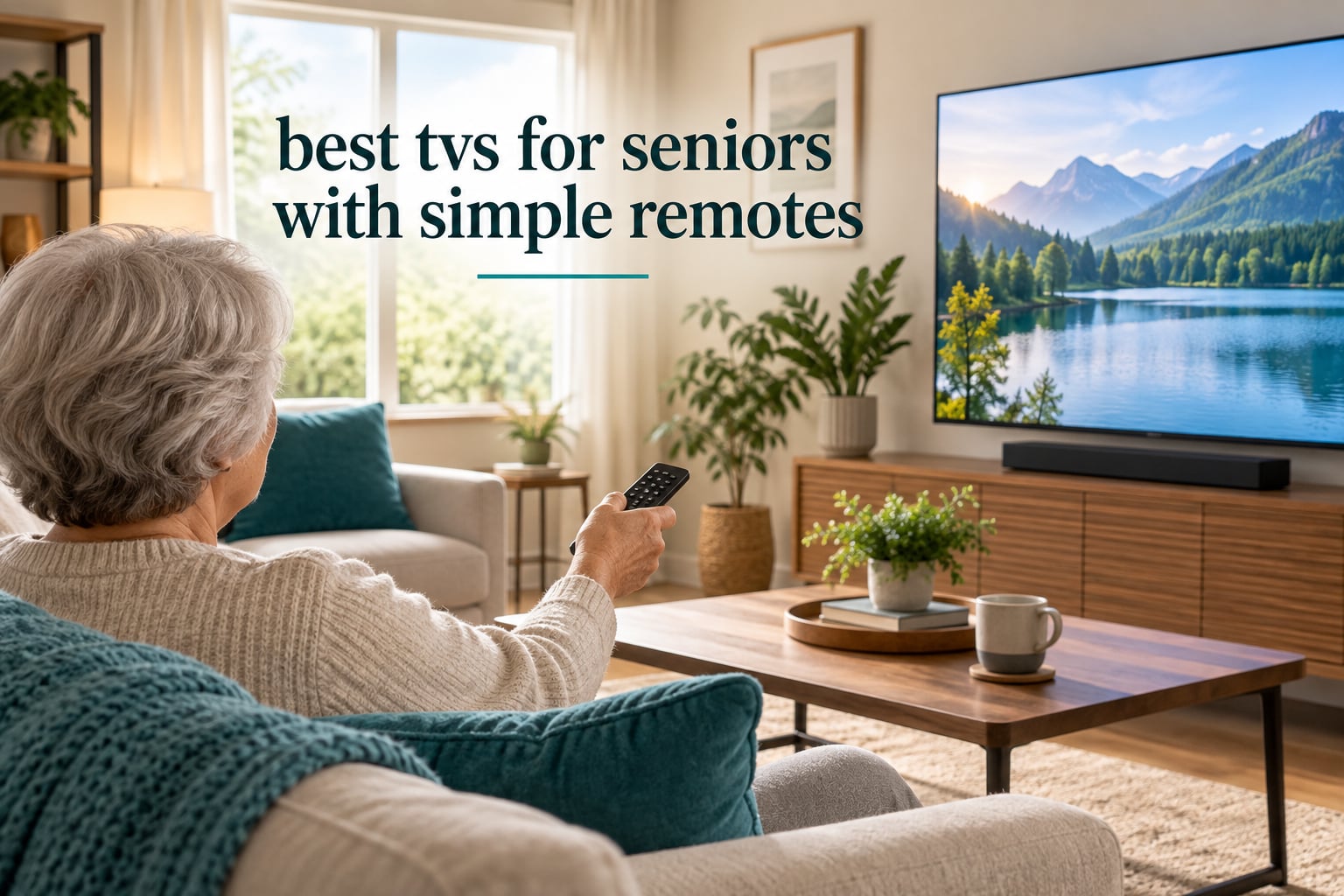 best tvs for seniors with simple remotes