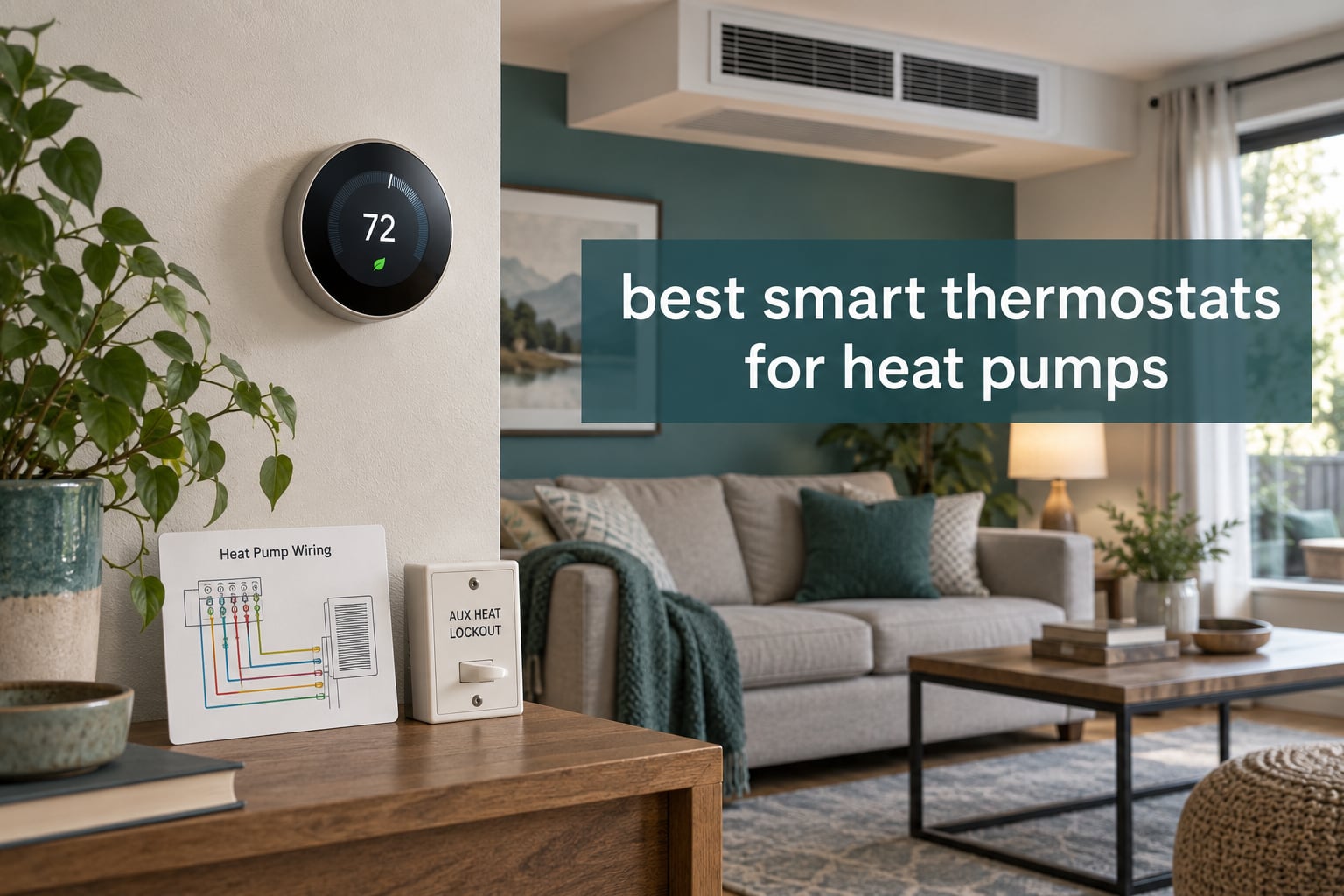 best smart thermostats for heat pumps