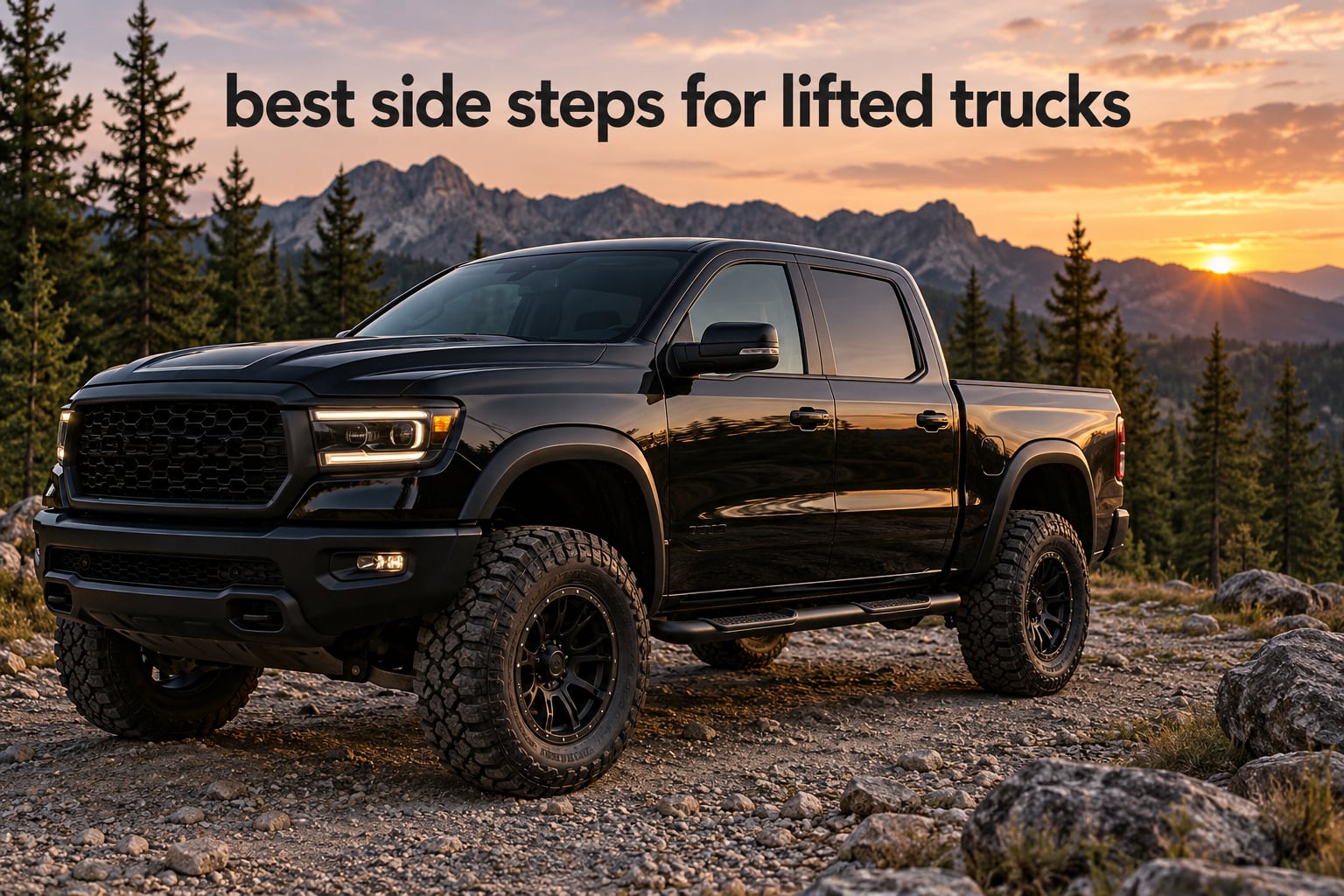 best side steps for lifted trucks