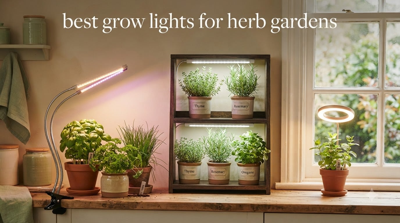 best grow lights for herb gardens