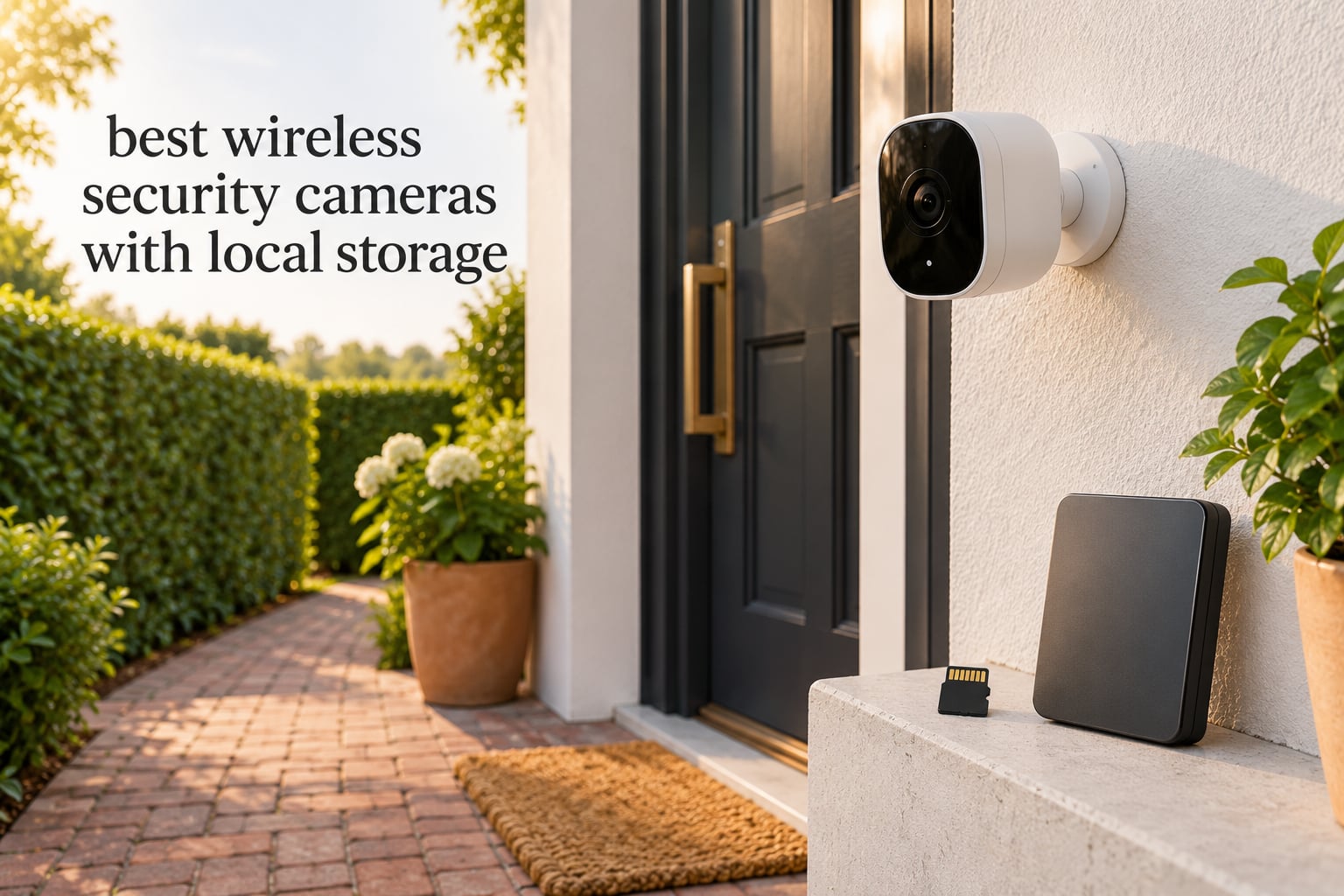 best wireless security cameras with local storage