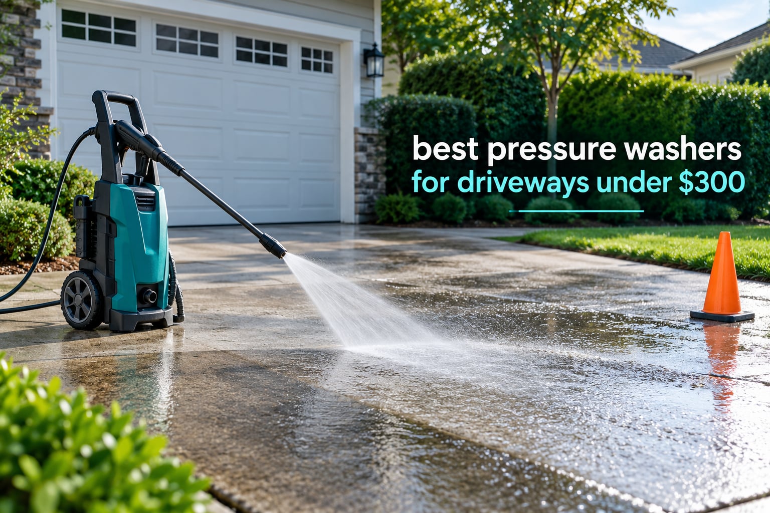 best pressure washers for driveways under $300