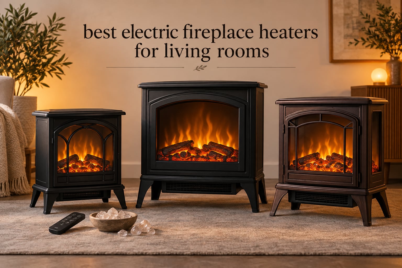 best electric fireplace heaters for living rooms