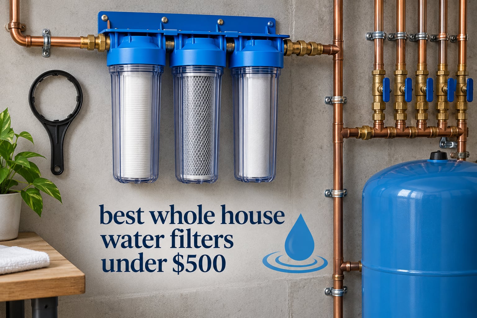 best whole house water filters under $500
