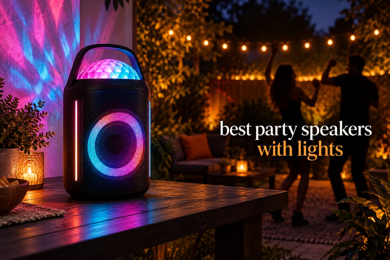 best party speakers with lights