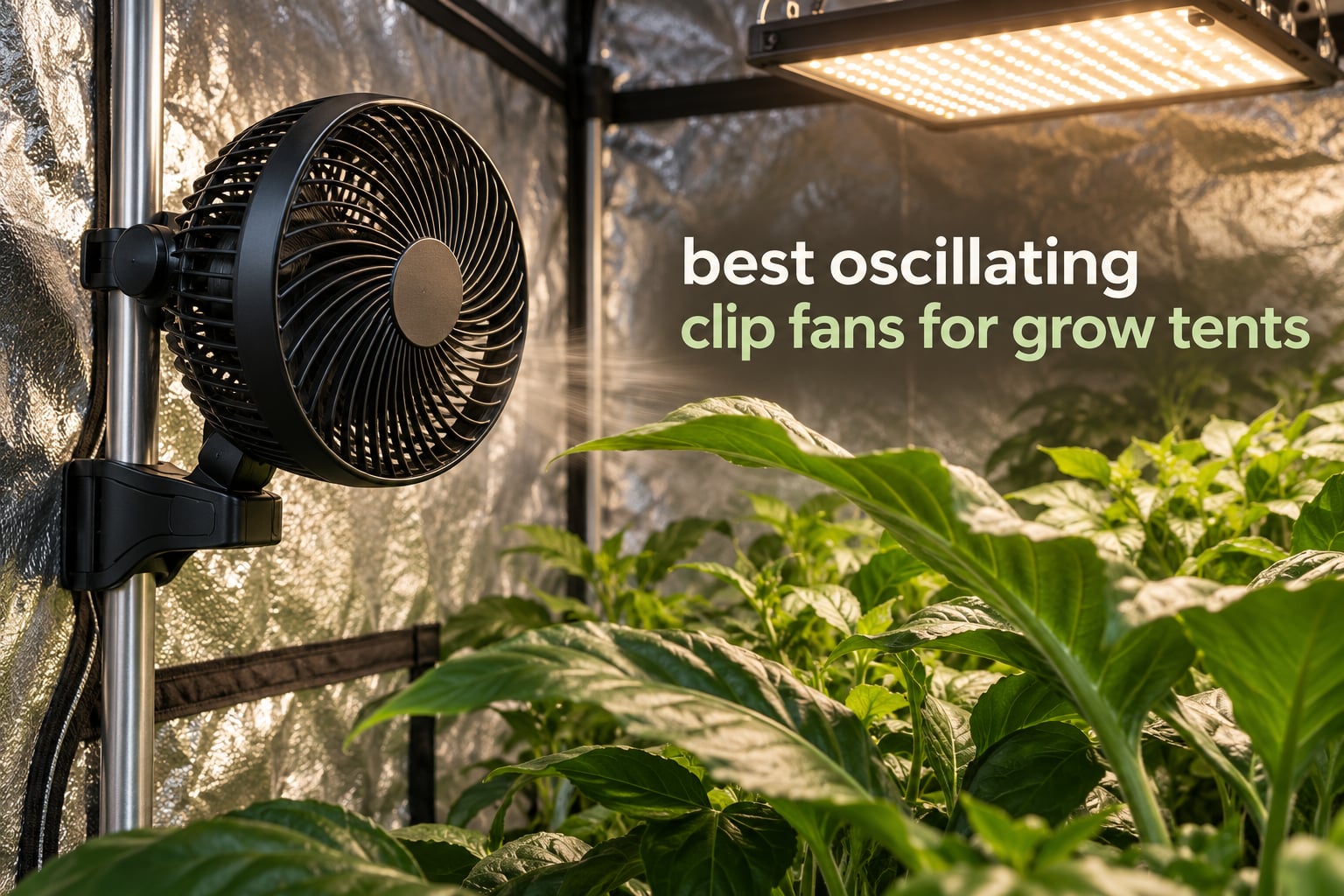 best oscillating clip fans for grow tents