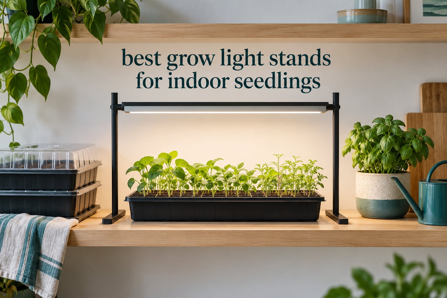 best grow light stands for indoor seedlings
