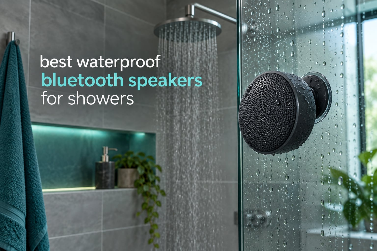 best waterproof bluetooth speakers for showers