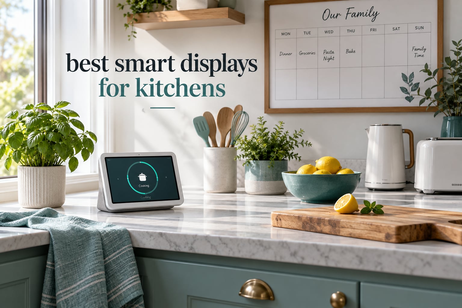 best smart displays for kitchens