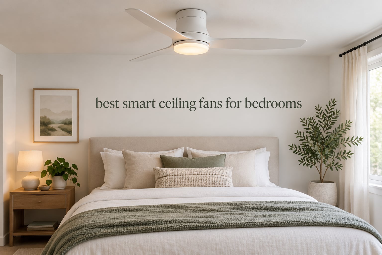 best smart ceiling fans for bedrooms